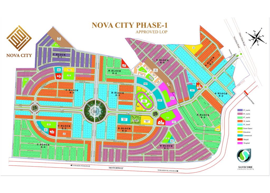 Nova city Peshawar Master Plan